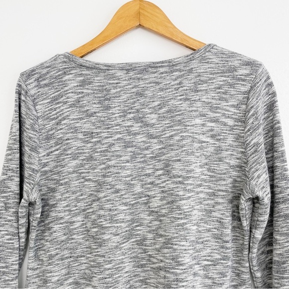 J. Crew Mercantile Gray V-Neck Tunic Sweatshirt Size Medium - Picture 10 of 15